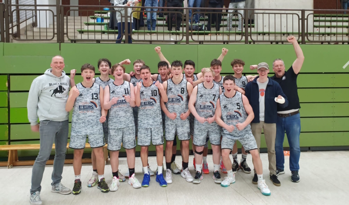 BBC-U18-Niedersachsenmeister-Jubel